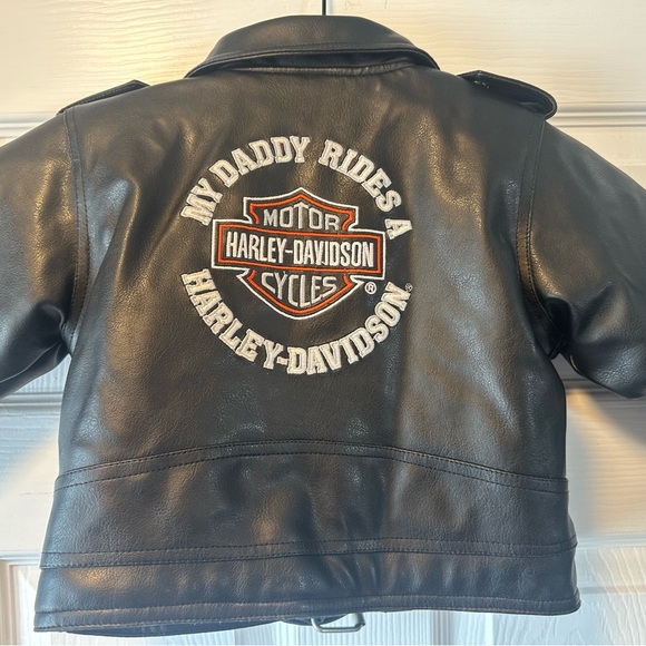 Toddler Harley Davidson Leather Jacket - Picture 11 of 11